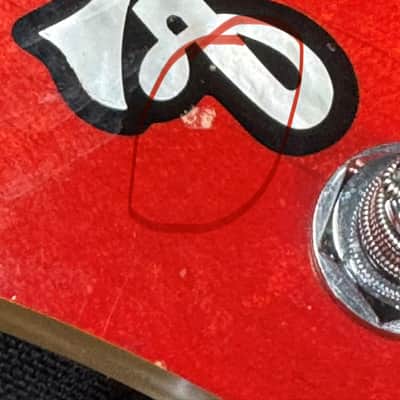 F BASS BN4 Trans Red, Maple Fingerboard, Very Good w/Cosmetic Flaws image 15