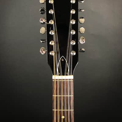Ventura V-17 12-String Acoustic Guitar, Natural image 4
