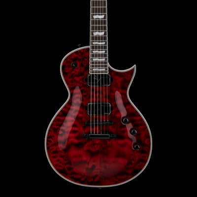 LTD EC-1000 - See Thru Black Cherry #71318 (Factory Demonstration Model) image 3