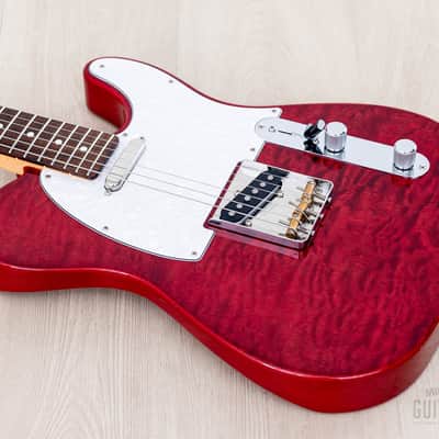 2024 Fender Hybrid II Telecaster FSR Quilt Top Red Beryl, Near-Mint w/ Tags, Japan MIJ image 10