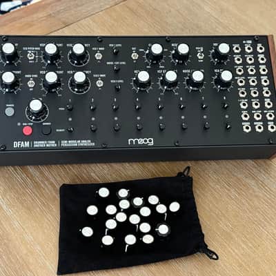Moog DFAM Drummer From Another Mother Semi-Modular Analog Percussion Synthesizer 2018 - Present - Black/Wood image 2