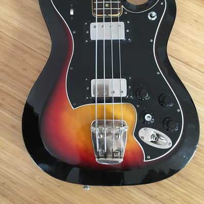 Hagstrom 1970s HIIBN / F400N Sunburst Electric Bass Owned by Payam Doostzadeh of Young The Giant image 1