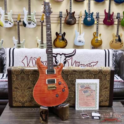 PRS Wild West Guitars 25th Anniversary Limited Run Wood Library Artist Package Custom 24 Piezo Salmon (Private Stock Color) 8.40 LBS (US Only / No International Shipping) image 6