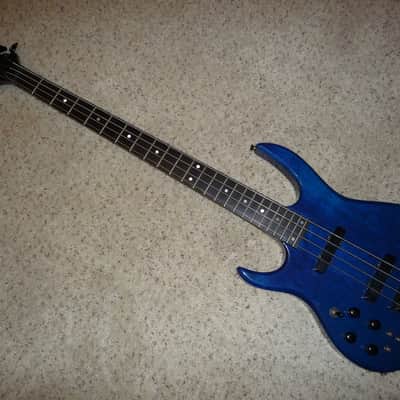 Carvin LB70 1991 Sapphire Blue Transparent - Lefty image 4