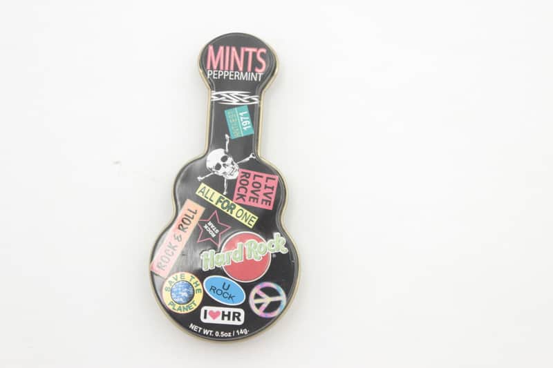 Hard Rock Cafe Vintage Guitar Mint Tin (with mints) image 1