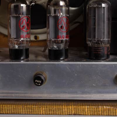 Silvertone Model 1336 Tube Amplifier, made by Danelectro (1956), ser. #185-809. image 19
