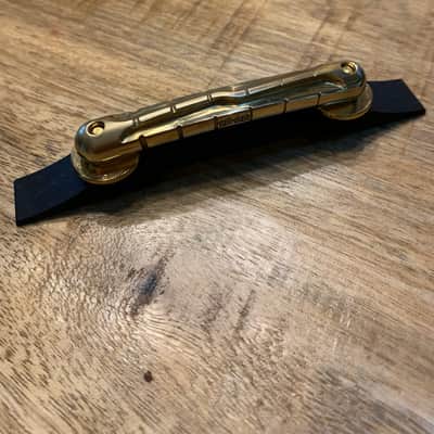 Tru-Arc Rock Steady SerpenTune Bar Bridge -  Compensated Brass image 1