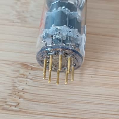 "A" NOS 1964 MULLARD  e88cc 6922 Special quality Mitcham made like CV2492 ecc88 6dj8 CCA Valvo print perfectly balanced and very strong, gold pins best audio tube, for EMI redd 47 image 10