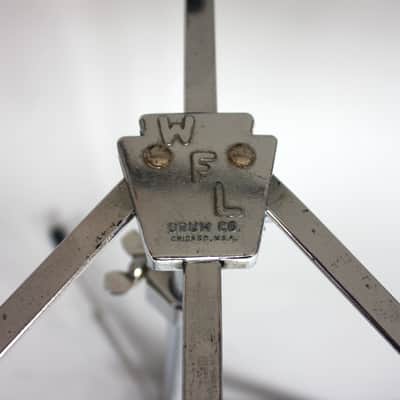Vintage WFL Snare Stand — 1940s–50s Era, Chicago USA — Original Flat-Base Design image 2