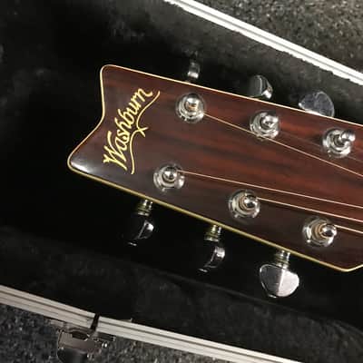 Washburn Festival Series EA20 MTS acoustic-electric guitar 1996 excellent condition with new gator hard case image 19