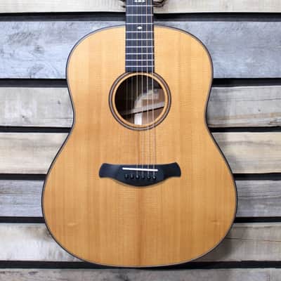 Used (2021) Taylor Builder's Edition 517 Left-Handed Acoustic Guitar with Western Floral Hardshell Case image 1