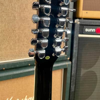 Washburn Oscar Schmidt Model OG312CEB 12-String Black image 11