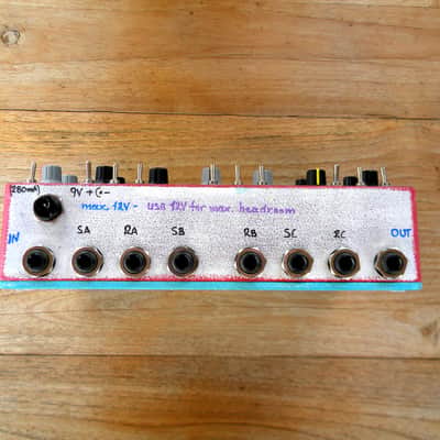 dpFX Pedals - 3-Loop Parallel STEREO Blender / FX Loop switcher [v3.0],  w/ EQ, phase reverse, Tails, headphones-out (OPA167x) image 8