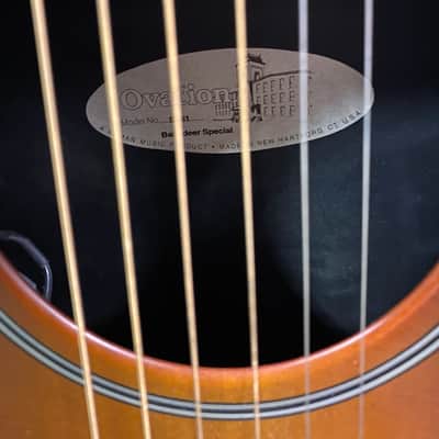 Ovation S861 Baladeer Special acoustic guitar - Made in USA image 2
