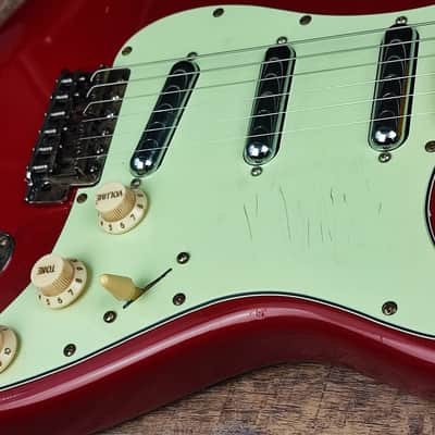 MyDream Partcaster Custom Built - Relic Dakota Red Lipsticks image 5