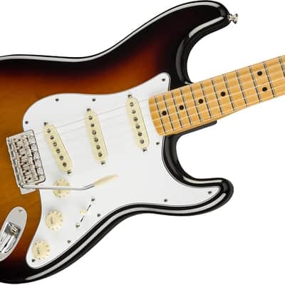 Fender Jimi Hendrix Stratocaster Electric Guitar Maple FB, 3-Color Sunburst image 12