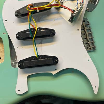 Custom PartsCaster with Fender Japan E Serial Neck & Surf Green Body - Pro Set Up w Perfect Frets/Action/Intonation! Tons of MOJO image 18