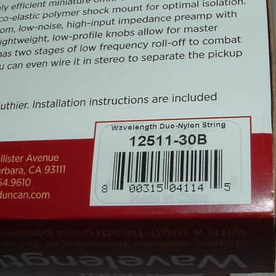 Seymour Duncan Wavelength Duo Nylon String Acoustic Pickup New image 2