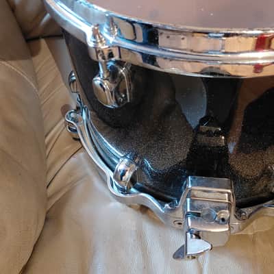 Tama Starclassic Performer B/B (Bch bubinga) Rack Tom 12x9 - Black Sparkle Fade image 7