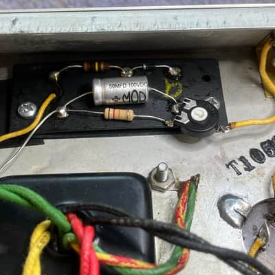 1968 Fender Princeton Reverb "Silverface Drip Edge" -  Blackline - AA764 Circuit image 17