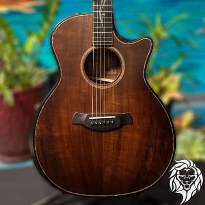 Taylor K24ce Builder's Edition Grand Auditorium Koa Satin Edge Burst 1206093072 image 1