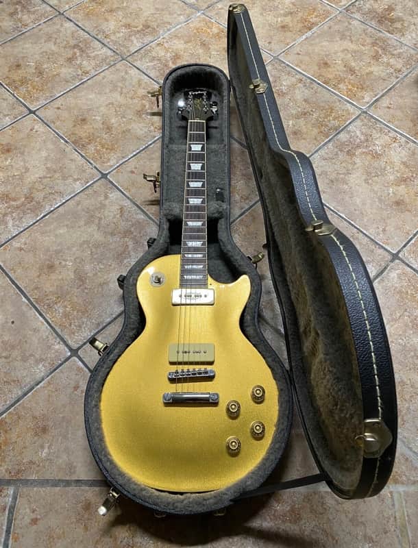 GOLD LES PAUL EPIPHONE ELECTRIC GUITAR GIB. QING DAO FACTORY 2007 image 1