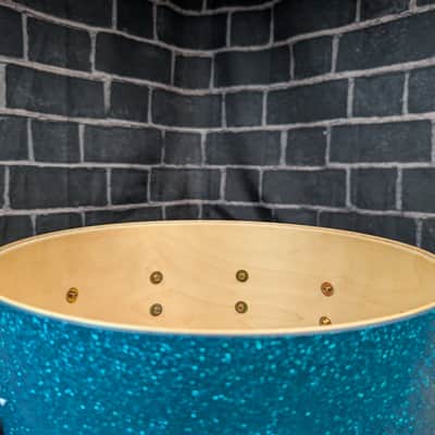 Premier Genista Classic 14x7 Snare Drum – Aqua Sparkle – PGB1407SAQX – 100% Birch Shell – Powerful, Focused Attack image 12