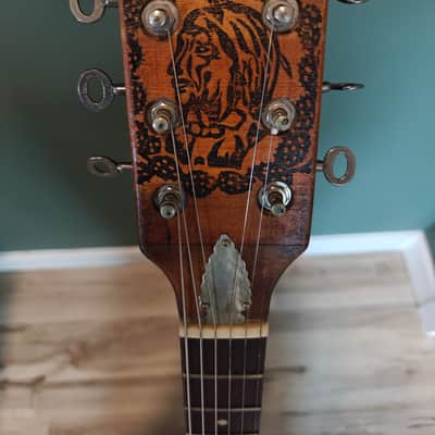 One-of-a-Kind Schoen Guitar – Ammo Box Wood, Bullet Casing Details, Rattlesnake Skin & Mad Max Vibes image 5