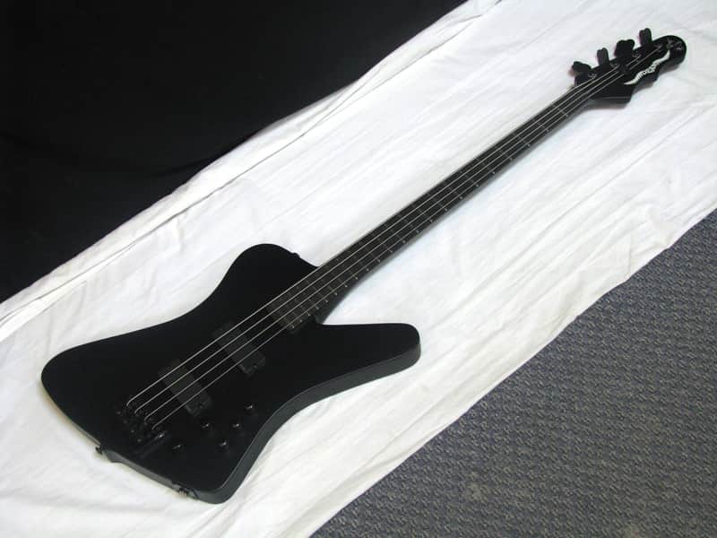 DEAN John Entwistle HYBRID Pro 4-string BASS guitar Black Satin - EMG Pups - B image 1