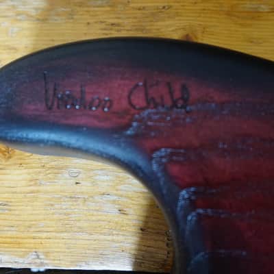Warmoth Swamp Ash stratocaster body guitar left handed Jimi Hendrix design Pistols Crown RARE 2021 image 4