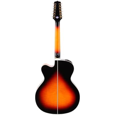 Takamine GJ72CE Jumbo Cutaway Acoustic-Electric Guitar, 12-String, Brown Sunburst, Open Box (Very Good) image 6