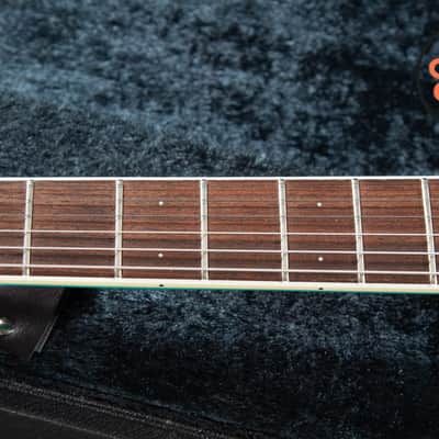 2000s Mosrite Ventures Model Super Custom ’65 Surf Green OHSC image 4