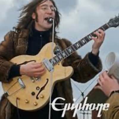 Epiphone John Lennon Inspired By ‘68 Revolution E230TD Casino with Original Hard Shell Case image 2