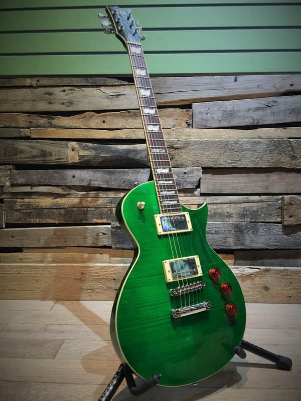 ESP Ltd EC-256 FM Trans Green | Reverb