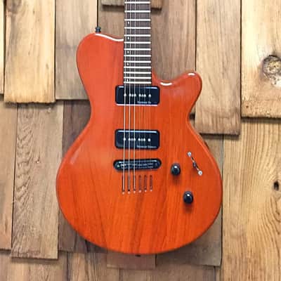 2008 Godin LG P90 Mahogany w/ Original Hardshell Case image 2