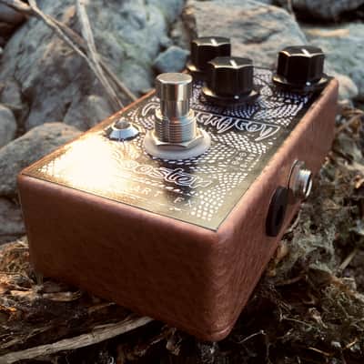 Futile Art FX 🐍 Copperhead Viper Treble Booster Full Range Modified Rangemaster Hammertone image 5