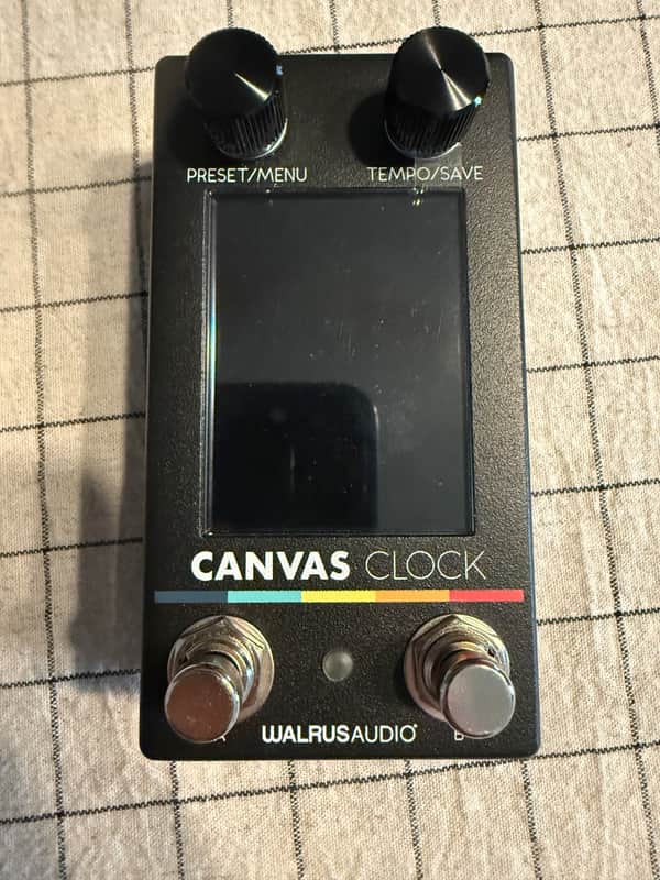 Walrus Audio Canvas Clock