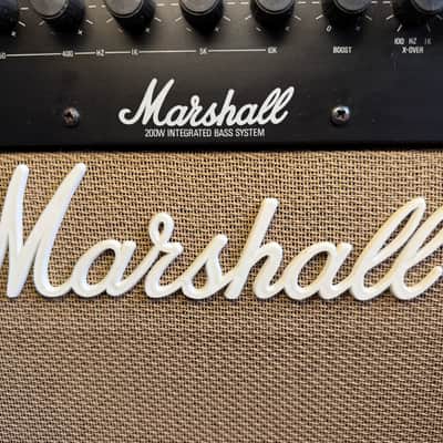 Vintage Marshall 5522 Integrated Bass System 200W 1x15 Combo – Original Celestion Sidewinder Speaker image 2