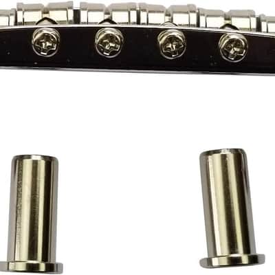 Mustang Bridge w/Large Saddles, also fits Fender Jaguar or Jazzmaster- Chrome image 3
