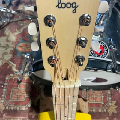 Loog Pro VI Acoustic Guitar - Yellow image 3