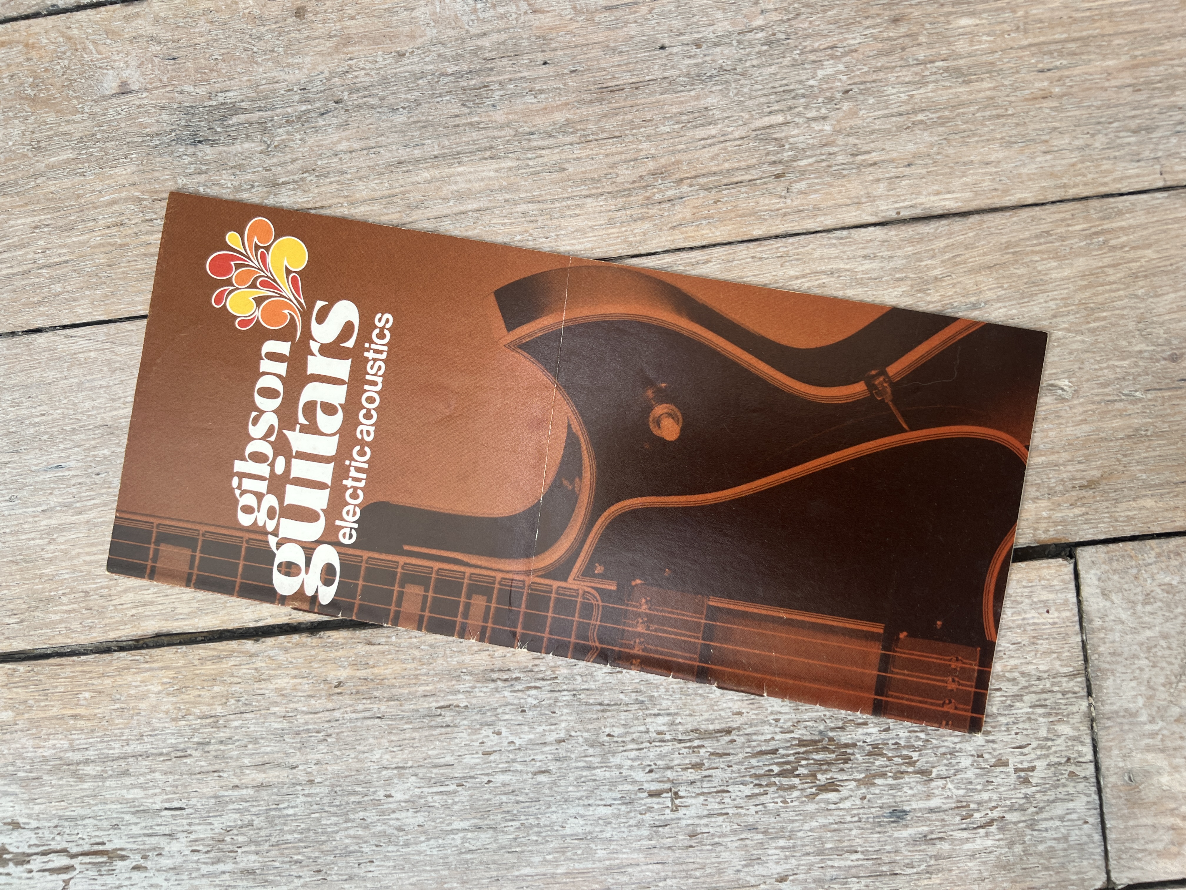 1970 Gibson Electric Acoustics Guitars Price List Catalog Rare Vintage