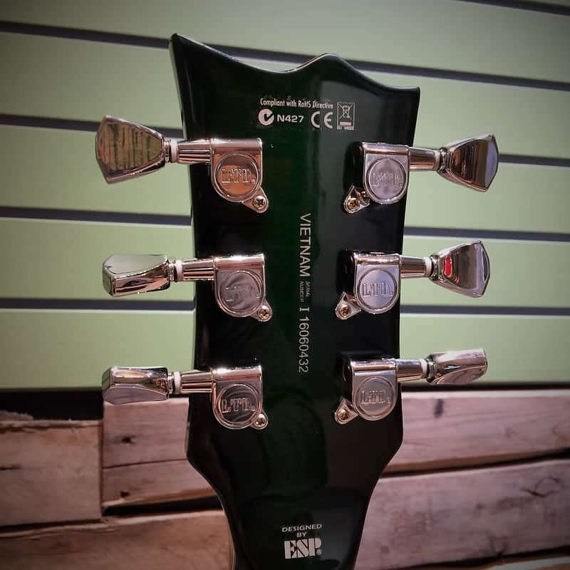 ESP Ltd EC-256 FM Trans Green | Reverb