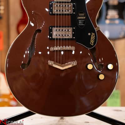 GRETSCH G2622 Streamliner Center Block Double-Cut with V-Stoptail Laurel Fingerboard, Broad’Tron BT-3S Pickups Copper Metallic image 4