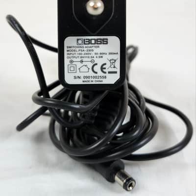 Boss PSA-230S Europlug 9V DC Power Adapter, 500mA, Center Negative Barrel Pin image 3