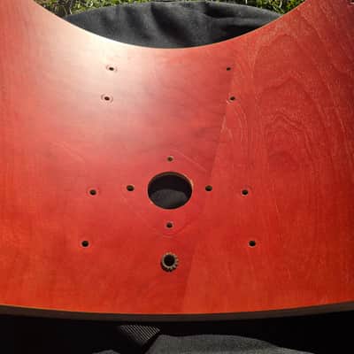 Tama Superstar 16 x 22" Bass drum shell 1980s - Cherry Wine image 11