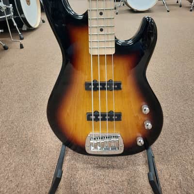 G&L Tribute Series JB-2 Bass with Maple Fretboard - 3-Tone Sunburst image 7