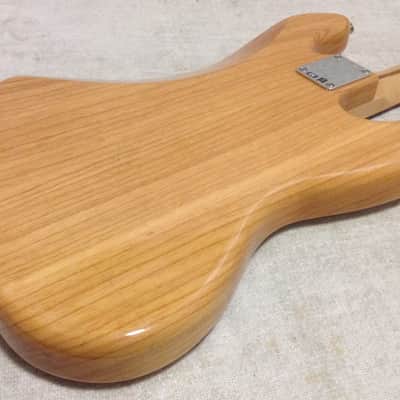2007 Left Handed Lefty Fender Special Edition Deluxe Jazz Bass Natural Ash image 20