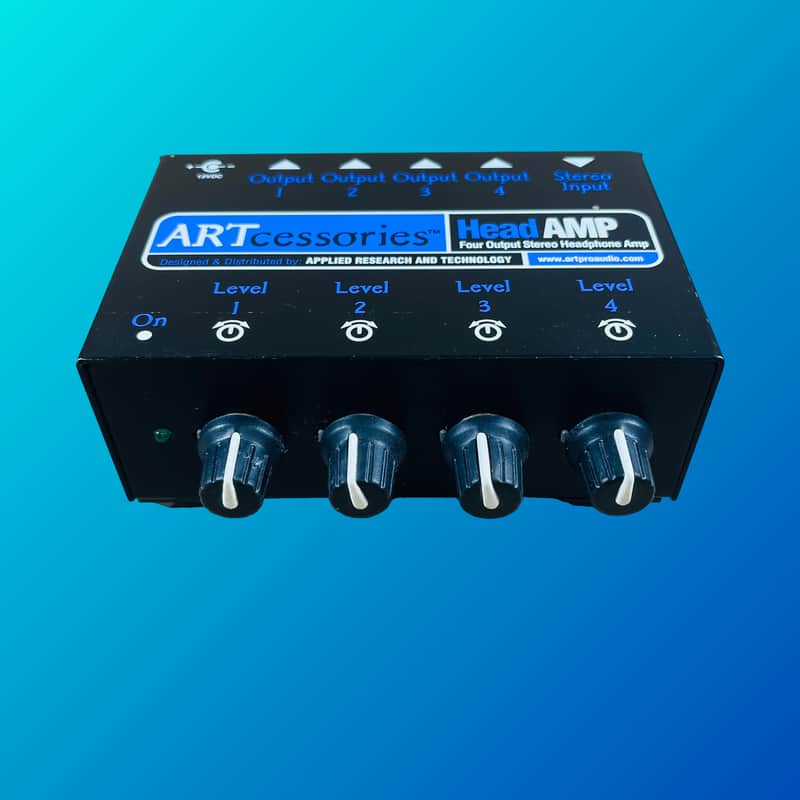 ART Headamp 4 8 Output Stereo Headphone Amplifier image 1