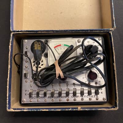 EMC 211 Tube Tester 1960's Vintage w/ Box and Manual image 4