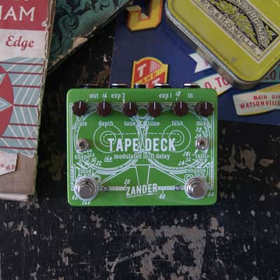 Zander Circuitry Tape Deck Lo-Fi Modulated Delay Guitar Effects Pedal Tape Delay Echo image 9